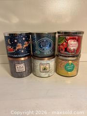 MaxSold Auction: Bath & Body Works 6 Medium 3-Wick Jar Candles (Glass Jars) - Toronto (Ontario, Canada) SELLER MANAGED Moving Online Auction - Howard Park Avenue