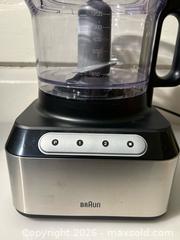 MaxSold Auction: Braun FoodPrep Food Processor – Stainless Steel & Black, Multiple Bowls & Attachments - Toronto (Ontario, Canada) SELLER MANAGED Moving Online Auction - Howard Park Avenue