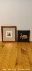 MaxSold Auction: Framed Rabbit/Hare Print and Original Small Signed Artwork - Toronto (Ontario, Canada) SELLER MANAGED Moving Online Auction - Howard Park Avenue