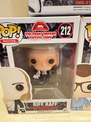 MaxSold Auction: Funko Pop Movies Rocky Horror Picture Show Lot – Janet, Magenta, Columbia, Riff Raff, Brad - Toronto (Ontario, Canada) SELLER MANAGED Moving Online Auction - Howard Park Avenue