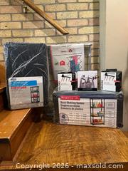 MaxSold Auction: Household Storage & Organization Lot – Black Resin Shelving, Chrome Drying Rack & Wall Hoo - Toronto (Ontario, Canada) SELLER MANAGED Moving Online Auction - Howard Park Avenue