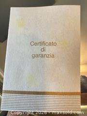 MaxSold Auction: Inoxpran 18/10 Stainless Steel & 24K Gold Charger Plates – Set of 8, Italian, With Certifi - Toronto (Ontario, Canada) SELLER MANAGED Moving Online Auction - Howard Park Avenue