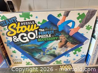 MaxSold Auction: Jigsaw Puzzle Lot – Ravensburger, Disney Villainous, Star Wars, Bob Ross & More | 8 Puzzle - Toronto (Ontario, Canada) SELLER MANAGED Moving Online Auction - Howard Park Avenue