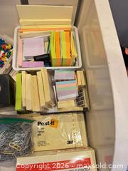 MaxSold Auction: Large Office Supply Lot – Post-it, Staples, Paper Mate, Pens, Stamps, Labels & More - Toronto (Ontario, Canada) SELLER MANAGED Moving Online Auction - Howard Park Avenue