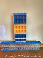 MaxSold Auction: LEGO Storage Brick/Bin, Set of 5, Blue/Yellow/Clear, 12 in (30 cm) - Toronto (Ontario, Canada) SELLER MANAGED Moving Online Auction - Howard Park Avenue