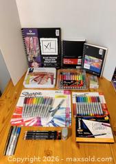 MaxSold Auction: Mixed Art Supplies Lot — Markers, Colored Pencils & Sketchbooks - Toronto (Ontario, Canada) SELLER MANAGED Moving Online Auction - Howard Park Avenue