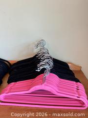 MaxSold Auction: Neatfreak Velvet Clothing Hangers with Chrome Hooks, Black & Pink - Toronto (Ontario, Canada) SELLER MANAGED Moving Online Auction - Howard Park Avenue