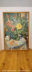 MaxSold Auction: Original Oil on Canvas Floral Still Life by B. Borodnikov, 2012 - Toronto (Ontario, Canada) SELLER MANAGED Moving Online Auction - Howard Park Avenue