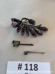 MaxSold Auction: (3pc) Vintage Hair Clips - New Westminster (British Columbia, Canada) PARTNER MANAGED Estate Sale Online Auction - Chestnut Street