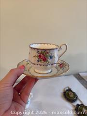MaxSold Auction: (6 pcs) Royal Albert Petit Point Tea & Coffee Fine Bone China - New Westminster (British Columbia, Canada) PARTNER MANAGED Estate Sale Online Auction - Chestnut Street
