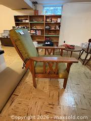 MaxSold Auction: Antique Oak Arts & Crafts Library Chair - New Westminster (British Columbia, Canada) PARTNER MANAGED Estate Sale Online Auction - Chestnut Street