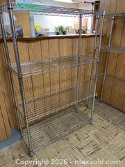 MaxSold Auction: Chrome 4-Shelf Metal Shelving Unit (#1) - New Westminster (British Columbia, Canada) PARTNER MANAGED Estate Sale Online Auction - Chestnut Street