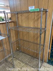 MaxSold Auction: Chrome 4-Shelf Metal Shelving Unit (#2) - New Westminster (British Columbia, Canada) PARTNER MANAGED Estate Sale Online Auction - Chestnut Street