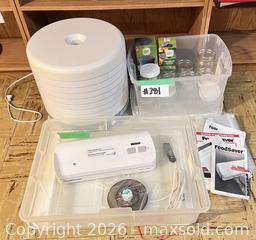 MaxSold Auction: Nesco Gardenmaster Pro Food Dehydrator (Model FD-1018A), Food Saver Vac 1050 with Mason Jars & Lids - New Westminster (British Columbia, Canada) PARTNER MANAGED Estate Sale Online Auction - Chestnut Street