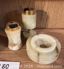 MaxSold Auction: Vintage 1960's/70's Onyx Lighter & Ashtray Set - New Westminster (British Columbia, Canada) PARTNER MANAGED Estate Sale Online Auction - Chestnut Street