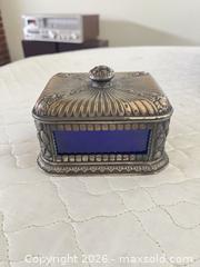 MaxSold Auction: Vintage Cobalt Glass & Unstamped Metal Box - New Westminster (British Columbia, Canada) PARTNER MANAGED Estate Sale Online Auction - Chestnut Street