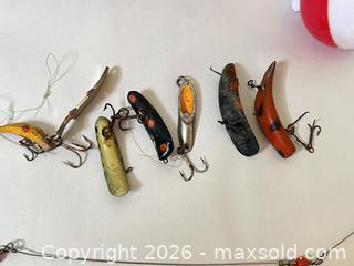 MaxSold Auction: Vintage Fishing Tackle Box filled with Lures, Hooks & Spoons: Helin Flatfish, Gibbs - New Westminster (British Columbia, Canada) PARTNER MANAGED Estate Sale Online Auction - Chestnut Street