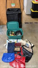 MaxSold Auction: Vintage Floral Tapestry Bag, Clinique Make Up Bags, Travel Totes & Shopping Bags - New Westminster (British Columbia, Canada) PARTNER MANAGED Estate Sale Online Auction - Chestnut Street