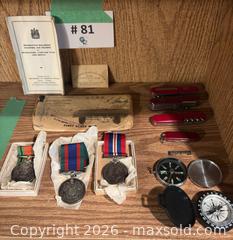 MaxSold Auction: WW2 Medals, Medal Mounting Bar & Swiss Army Knives - New Westminster (British Columbia, Canada) PARTNER MANAGED Estate Sale Online Auction - Chestnut Street