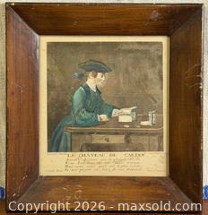 MaxSold Auction: Antique Framed French Print “Le Château de Cartes” After Chardin - Hamilton (Ontario, Canada) SELLER MANAGED Estate Sale Online Auction - Gertrude Street