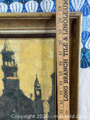 MaxSold Auction: Antique Oil on Canvas – European Architectural Scene – Signed + Framed - Hamilton (Ontario, Canada) SELLER MANAGED Estate Sale Online Auction - Gertrude Street