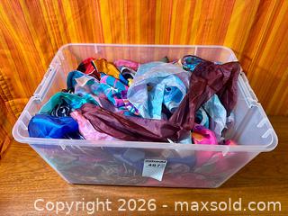 MaxSold Auction: Bin Full of Silk Scarves - Hamilton (Ontario, Canada) SELLER MANAGED Estate Sale Online Auction - Gertrude Street