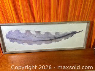 MaxSold Auction: Decorative Framed Watercolour Feather Print - Hamilton (Ontario, Canada) SELLER MANAGED Estate Sale Online Auction - Gertrude Street