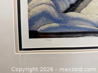 MaxSold Auction: Lawren Harris “Red House, Winter” Framed Print – Group of Seven – Somerville Editions - Hamilton (Ontario, Canada) SELLER MANAGED Estate Sale Online Auction - Gertrude Street