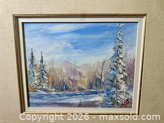 MaxSold Auction: Original Oil on Canvas James Knighton (1921 - 2015) - Hamilton (Ontario, Canada) SELLER MANAGED Estate Sale Online Auction - Gertrude Street