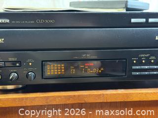 MaxSold Auction: Pioneer CLD-3080 Laserdisc CD CDV Player with Original Remote Control - Working* - Hamilton (Ontario, Canada) SELLER MANAGED Estate Sale Online Auction - Gertrude Street