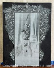 MaxSold Auction: Vintage Crayon Engraving Portrait – Ornate Metal Frame – Crahan Engraving Co. - Hamilton (Ontario, Canada) SELLER MANAGED Estate Sale Online Auction - Gertrude Street