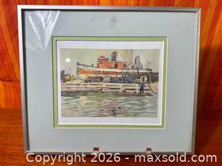 MaxSold Auction: Vintage Print Daniel Pitchegigwaneh - Hamilton (Ontario, Canada) SELLER MANAGED Estate Sale Online Auction - Gertrude Street
