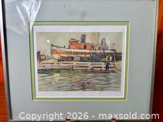 MaxSold Auction: Vintage Print Daniel Pitchegigwaneh - Hamilton (Ontario, Canada) SELLER MANAGED Estate Sale Online Auction - Gertrude Street