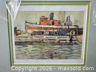 MaxSold Auction: Vintage Print Daniel Pitchegigwaneh - Hamilton (Ontario, Canada) SELLER MANAGED Estate Sale Online Auction - Gertrude Street