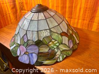 MaxSold Auction: Vintage Stained Glass Lamp Fixture - Hamilton (Ontario, Canada) SELLER MANAGED Estate Sale Online Auction - Gertrude Street