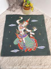 MaxSold Auction: Thai Art Goddess Mani Mekhala with Marble Printing on Fabric 12’ x 12’ - Toronto (Ontario, Canada) SELLER MANAGED Estate Sale Online Auction -  Bayview Avenue