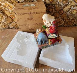 MaxSold Auction: Jim Shore "The Real Meaning of Christmas" Figure Santa Kneeling  - East Cocalico Township (Pennsylvania, USA) SELLER MANAGED Downsizing Online Auction - Stevens Road