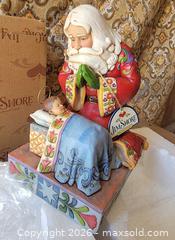 MaxSold Auction: Jim Shore "The Real Meaning of Christmas" Figure Santa Kneeling  - East Cocalico Township (Pennsylvania, USA) SELLER MANAGED Downsizing Online Auction - Stevens Road