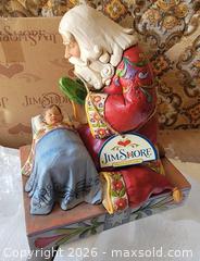 MaxSold Auction: Jim Shore "The Real Meaning of Christmas" Figure Santa Kneeling  - East Cocalico Township (Pennsylvania, USA) SELLER MANAGED Downsizing Online Auction - Stevens Road