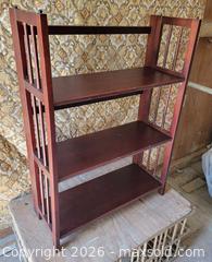 MaxSold Auction: Wooden Folding Shelf - East Cocalico Township (Pennsylvania, USA) SELLER MANAGED Downsizing Online Auction - Stevens Road