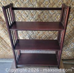 MaxSold Auction: Wooden Folding Shelf - East Cocalico Township (Pennsylvania, USA) SELLER MANAGED Downsizing Online Auction - Stevens Road