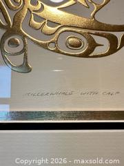 MaxSold Auction: Don Yeomans Limited Edition Print 'Killerwhale with Calf' Framed - West Vancouver (British Columbia, Canada) SELLER MANAGED Downsizing Online Auction - 17th Street (CONDO)