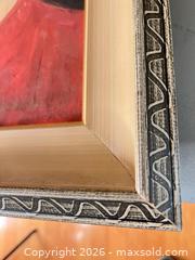 MaxSold Auction: Original Oil Portrait and Poppies on Canvas, Framed Pair - West Vancouver (British Columbia, Canada) SELLER MANAGED Downsizing Online Auction - 17th Street (CONDO)