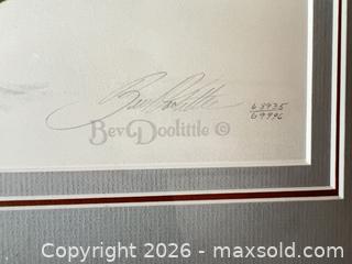 MaxSold Auction: “Sacred Ground” by Bev Doolittle, 1988, in Wood Frame - West Vancouver (British Columbia, Canada) SELLER MANAGED Downsizing Online Auction - 17th Street (CONDO)