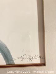 MaxSold Auction: Signed Eagle Wildlife Print 32/210 in Wood Frame - West Vancouver (British Columbia, Canada) SELLER MANAGED Downsizing Online Auction - 17th Street (CONDO)