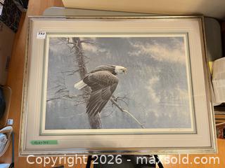 MaxSold Auction: “The Air, the Forest and the Watch” Robert Bateman Signed Bald Eagle Print, Framed, Large - West Vancouver (British Columbia, Canada) SELLER MANAGED Downsizing Online Auction - 17th Street (CONDO)