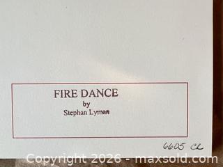 MaxSold Auction: The Greenwich Workshop’s “Fire Dance” by Stephen Lyman, 1993 (unframed) - West Vancouver (British Columbia, Canada) SELLER MANAGED Downsizing Online Auction - 17th Street (CONDO)