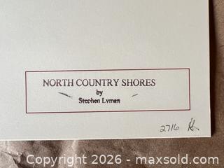 MaxSold Auction: The Greenwich Workshop’s “North Country Shores” by Stephen Lyman, 1994 (unframed) - West Vancouver (British Columbia, Canada) SELLER MANAGED Downsizing Online Auction - 17th Street (CONDO)