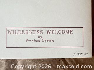 MaxSold Auction: The Greenwich Workshop’s 'Wilderness Welcome' by Stephen Lyman, 1992 (unframed) - West Vancouver (British Columbia, Canada) SELLER MANAGED Downsizing Online Auction - 17th Street (CONDO)