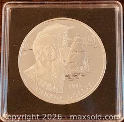 MaxSold Auction: 1670-1995 Canada Silver Proof Commemorating the 325th Anniversary of the Hudson's Bay Company 1 Dollar  - Newmarket (Ontario, Canada) PARTNER MANAGED Reseller Online Auction - Walter Avenue